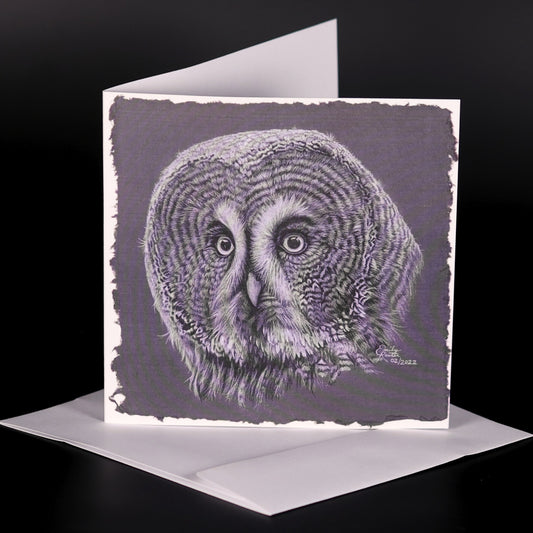 Great Grey Owl - Card